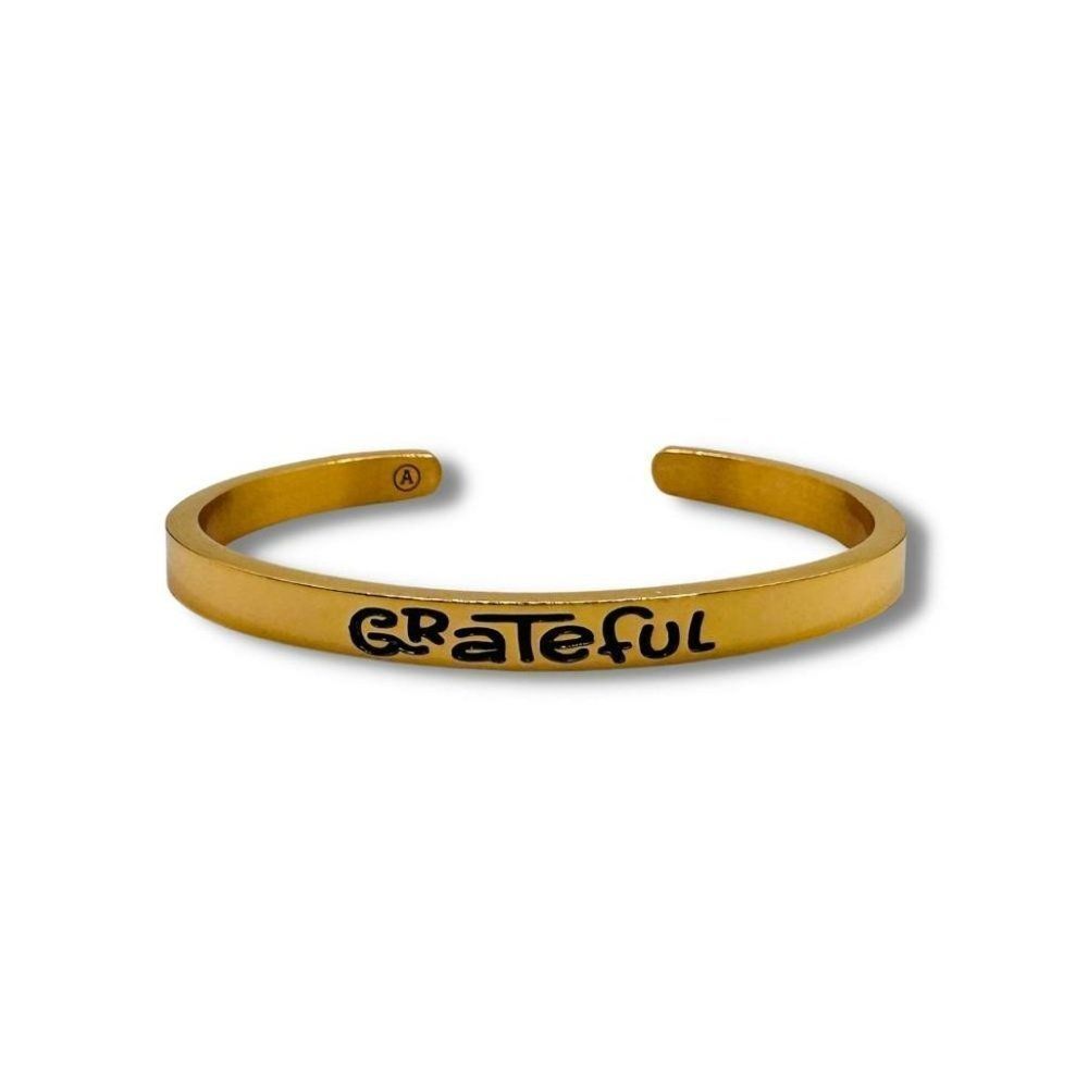 Alisa Michelle - Gold Cuff - Grateful - NWT